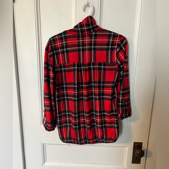 The Bay - red and black plaid shirt - Picture 4 of 9